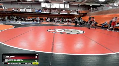 132 lbs Quarterfinal - Lane Zehr, Homedale vs Octavian Cordova, Elko