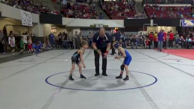 55 lbs Quarterfinal - Bentlee Schwartzmiller, Mine Yard Dogs Wrestling Club vs Kanin Knaff, Shepherd Wrestling Club