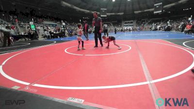 46 lbs Consi Of 4 - Beryck Durham, Kiefer Youth Wrestling Club vs Liam Canady, Berryhill Wrestling Club