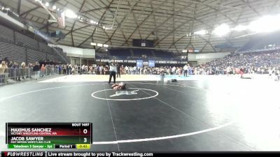 49 lbs 1st Place Match - Jacob Sawyer, Mat Demon Wrestling Club vs Maximus Sanchez, Victory Wrestling-Central WA