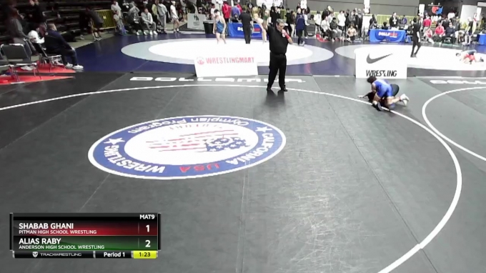 165 lbs Champ. Round 1 - Shabab Ghani, Pitman High School Wrestling vs ...