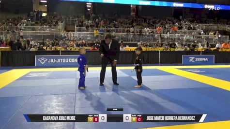 Jose Mateo Herrera Hernandez vs Casanova Cole Meise 2025 Pan Kids Jiu-Jitsu IBJJF Championship
