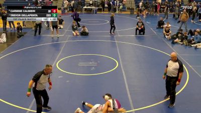144 lbs 1st Place Match - Trevor DellaPenta, Eden vs Carmine Calimeri, Southwestern