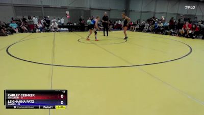 140 lbs Placement Matches (8 Team) - Carley Ceshker, Wisconsin vs Leighanna Patz, Kansas