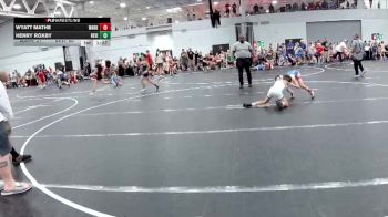 64 lbs Round 2 (8 Team) - Wyatt Mathe, Warhawks vs Henry Roxby, Revival