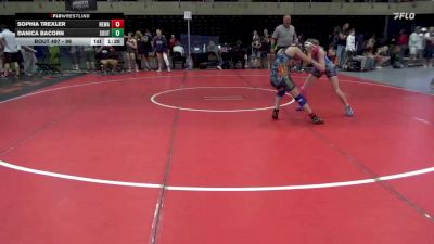 96 lbs Rr Rnd 5 - Sophia Trexler, Newark vs Danica Bacorn, South Williamsport