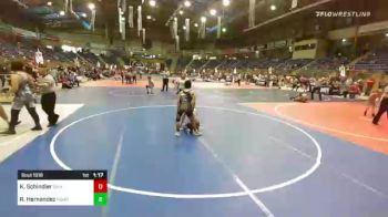 106 lbs Round Of 16 - Kendall Schindler, David City WC vs Ramon Hernandez, Pomona Elite