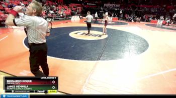 3A 106 lbs Cons. Round 1 - Bernardo Roque, Chicago (Taft) vs James Hemmila, Wilmette (Loyola Academy)