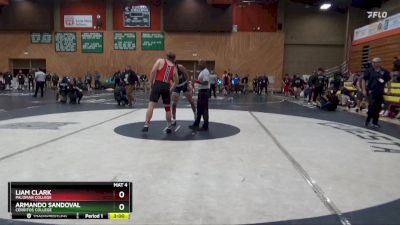 197 lbs Cons. Round 2 - Liam Clark, Palomar College vs Armando Sandoval, Cerritos College