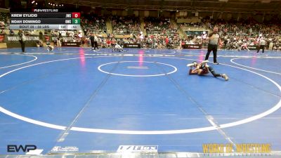 58 lbs Round Of 32 - Krew Eylicio, Juggernaut Wrestling Club vs Noah Domingo, Outlaw Wrestling Club