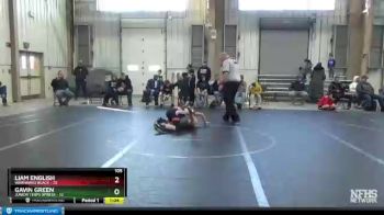 105 lbs Round 2 (6 Team) - Gavin Green, Junior Terps Xpress vs Liam English, Warhawks Black