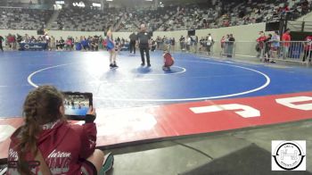 76 lbs Quarterfinal - Lucy Chill, Perry Girls Wrestling Club vs Alaina Petro, Stillwater Lady Pioneers JH