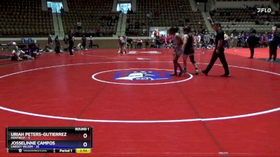 145 lbs Round 1 (3 Team) - Josselinne Campos, Lindsey Wilson vs Uriah Peters-Gutierrez, Montreat