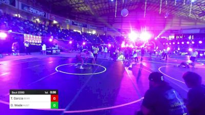 113 lbs Consi Of 4 - Tatum Garcia, Bear Cave WC vs Derek Wade, Mustang WC