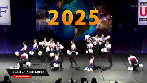 Team Chinese Taipei [2025 Open Coed Pom Semis] 2025 The Dance Worlds