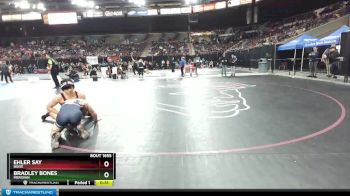 152 lbs Cons. Round 4 - Ehler Say, Boise vs Bradley Bones, Meridian