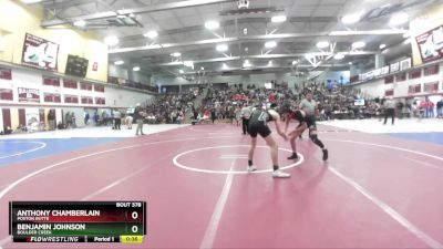 138 lbs Cons. Round 2 - Anthony Chamberlain, Poston Butte vs Benjamin Johnson, Boulder Creek