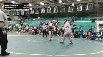 285 lbs 5th Place Match - Cameron Mullen, Madison vs Brycen Dunlap, Monroeville