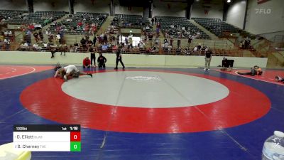 130 lbs Final - Ozzy Elliott, Glasgow Wrestling Academy vs Samuel Cherney, The Storm Wrestling Center