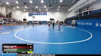 115 lbs Champ. Round 1 - Carter Maxwell, Douglas Middle School vs Brodey Wilcox, CY Middle School