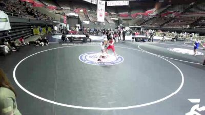 74 kg 5th Place Match - Adrian Maya, Firebaugh High School Wrestling vs Charlie Gittelsohn
