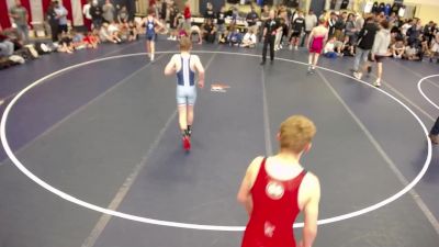 120 lbs Champ. Round 1 - Regan Johnson, Wrestling Brotherhood vs Brock Manderschied, Peak Wrestling Club