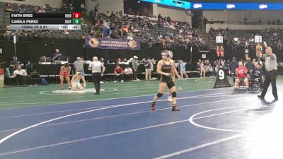 125 lbs Consi Of 8 #1 - Faith Bree, Redondo Union (SS) vs Camila Perez, Southwest (EC) (SD)