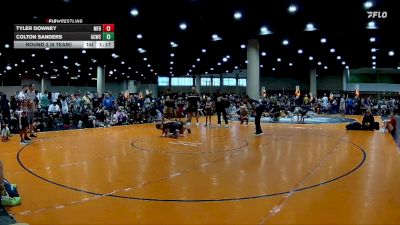 90 lbs Round 2 (8 Team) - Colton Sanders, Gulf Coast WC vs Tyler Downey, MF Dynasty
