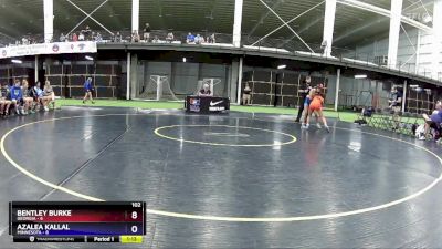 97 lbs Placement Matches (8 Team) - Olivia Mancha, Virginia vs Azalea Kallal, Minnesota