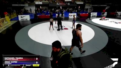 92 lbs Cons. Round 2 - Diego Gamez, California vs Nathaniel Ybarra, Bloodline Wrestling