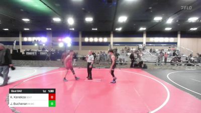 106 lbs Quarterfinal - Kian Kanekoa, Southern Idaho WC vs Josiah Buchanan, Mlwc