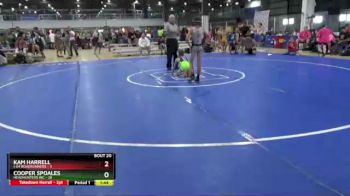 80 lbs Round 5 (8 Team) - Kam Harrell, I-64 ROADRUNNERS vs Cooper Spoales, HEADHUNTERS WC
