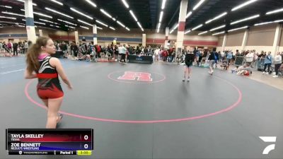 130 lbs 3rd Place Match - Tayla Skelley, Texas vs Zoe Bennett, ReZults Wrestling