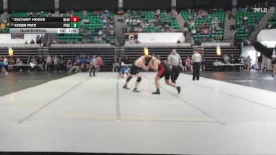 1A-4A 215 Quarterfinal - Ayden Pate, Pleasant Valley vs Zachary Hooks, Weaver