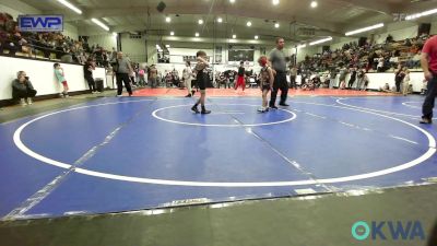 64 lbs Quarterfinal - Aubrey Snyder, Team Tulsa Wrestling Club vs Conner Woods, Salina Wrestling Club