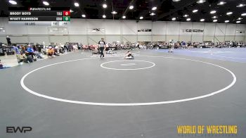 56 lbs Rr Rnd 1 - Brody Boyd, Tulsa Elite 12U 2 vs Wyatt Harrison, Colorado Hammers 12U