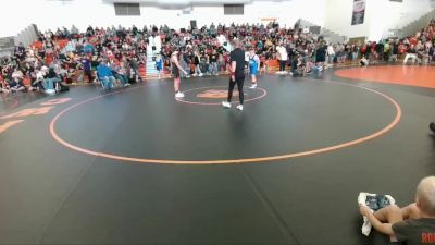 122-128 lbs Round 2 - Braeden Curtis, Powell Middle School vs Corbin Henley, Lovell Middle School