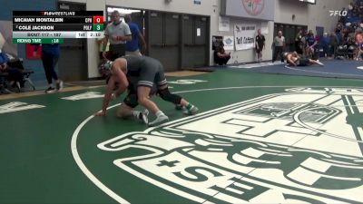 197 lbs Champ. Round 2 - Micaiah Montalbin, Cal Poly Humboldt vs Cole Jackson, Cal Poly