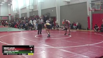 197 lbs Finals (2 Team) - Preston Calvert, Adrian College vs Brady Leczo, John Carroll Univ