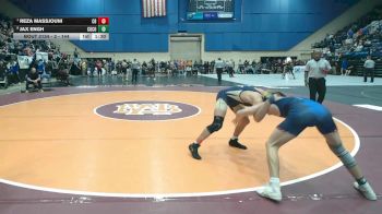 3 - 144 lbs Quarterfinal - Reza Massjouni, Christiansburg vs Jax Engh, Culpeper County