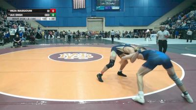 3 - 144 lbs Quarterfinal - Reza Massjouni, Christiansburg vs Jax Engh, Culpeper County