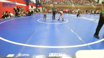 67 lbs Semifinal - Parker Hobbs, Salina Wrestling Club vs Cruz Canales, Claremore Wrestling Club