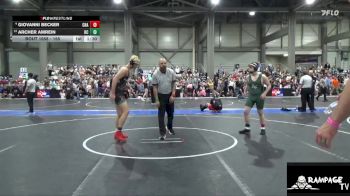 165 lbs Quarterfinal - Archer Amrein, Hill City vs Giovanni Becker, Chapman
