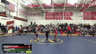 JV-5 lbs Round 1 - Kumatume Tolcha, Ottumwa vs Makalya True, Colfax-Mingo