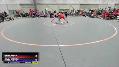 138 lbs Semis & 3rd Wb (16 Team) - Gavin Garcia, Texas Blue vs Devin Bobzien, California Blue