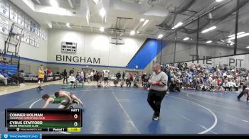 96 lbs Quarterfinal - Cyrus Stafford, Bruin Wrestling Club vs Conner Holman, Champions Wrestling Club