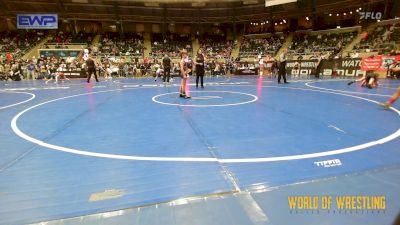 70 lbs Consi Of 8 #2 - Beau Fisher, Salina Wrestling Club vs Jazz Hoffman, Raw Wrestling Club