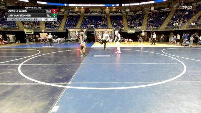 142 lbs Consy 5 - Cecilia Ward, Sharpsville vs JaMyah Skinner, Valley