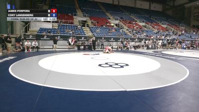 175 lbs Cons. Sub-rd Of 32 - James Porpora, Nebraska vs Cory Langenberg, Nebraska