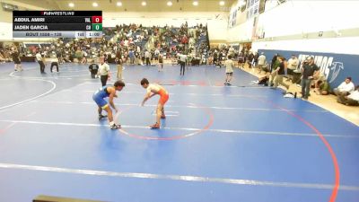 138 lbs Champ. Round 3 - Abdul Amiri, Valhalla vs Jaden Garcia, Clovis High